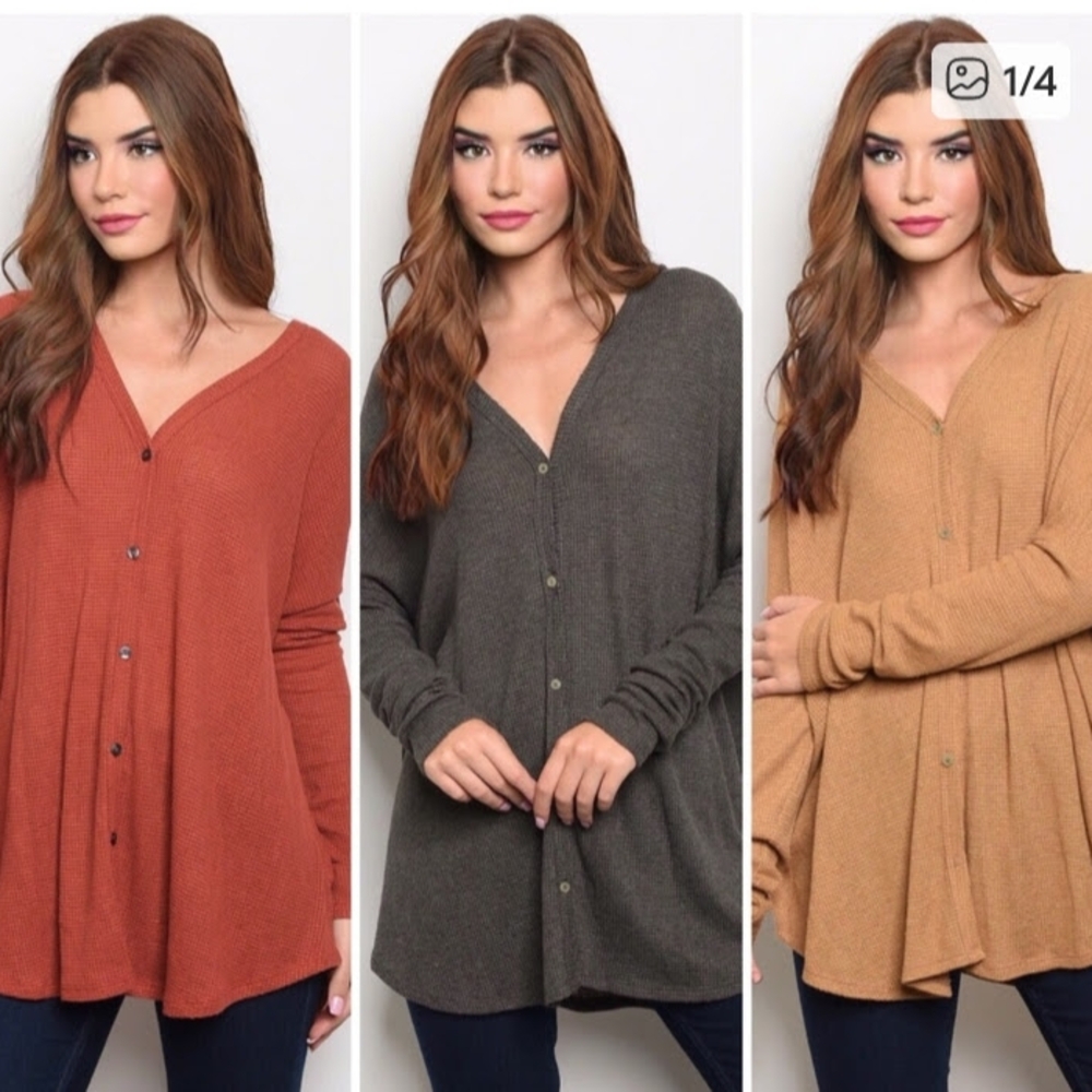 $10 SALE!!! NWT HOPELY- Cozy Button-Up Cardigans